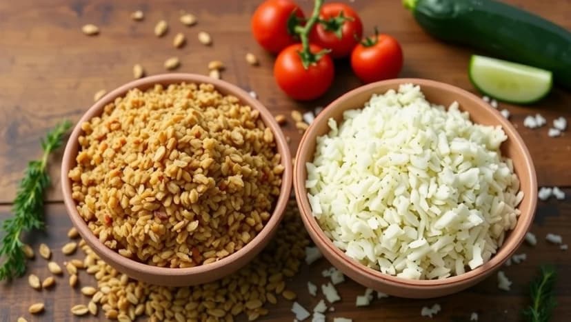 Är bulgur nyttigare än ris