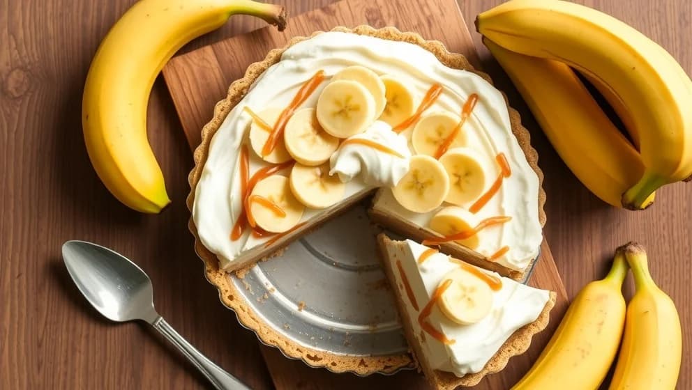 Banoffee paj utan ugn som du gör hemma
