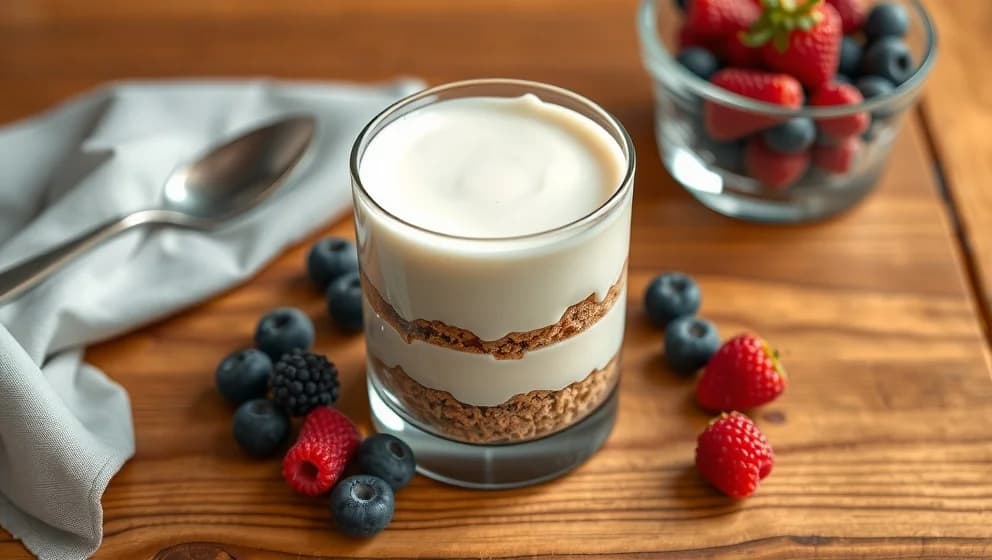 Efterrätt i glas digestive som hemmagjord klassiker