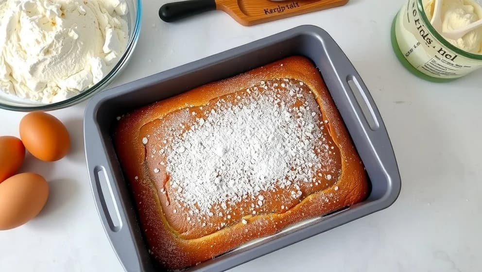 Enkel tårta i långpanna som hela familjen älskar