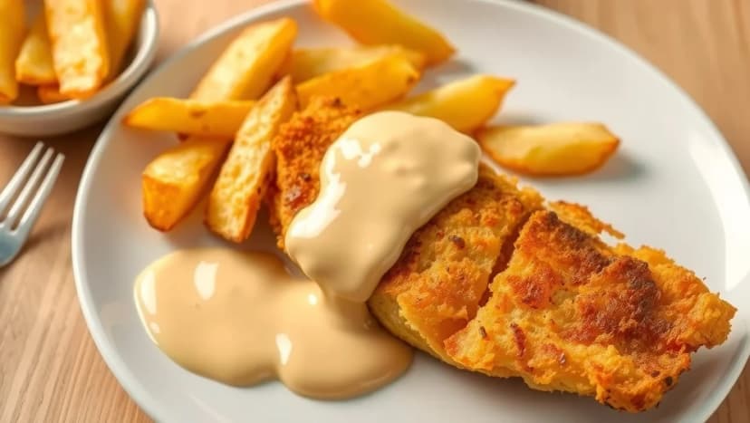 Fish and chips sås som får varje portion perfekt