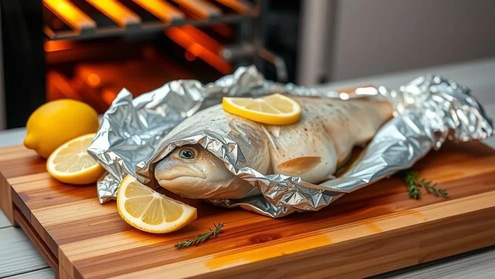 Fisk i folie i ugn blir så god och saftig