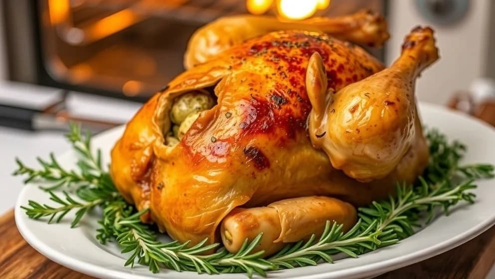 Fylld kyckling i ugn som får alla att älska matlagning