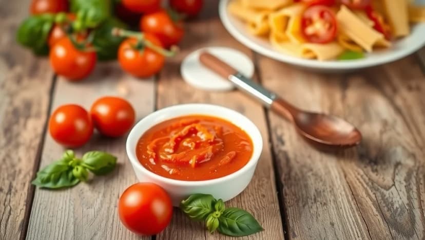 Hemlagad tomatsås till pasta som smakar otroligt gott