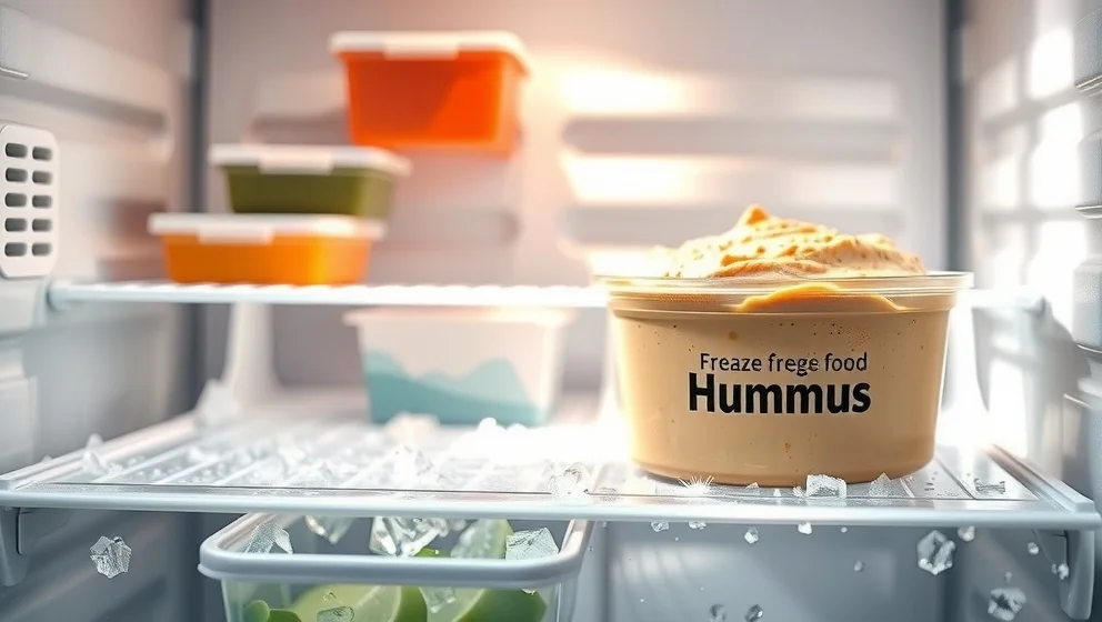 Kan man frysa hummus och hur gör man