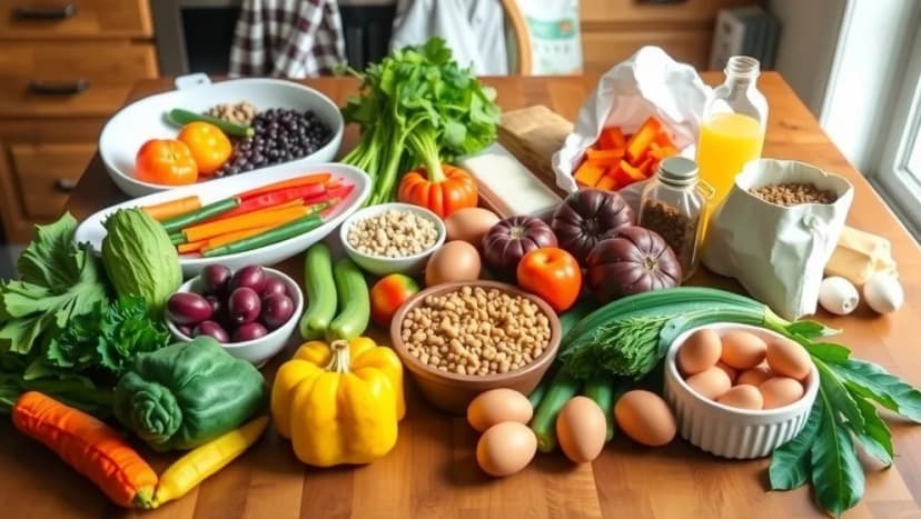 Nyttig billig mat veckomeny för hela veckan