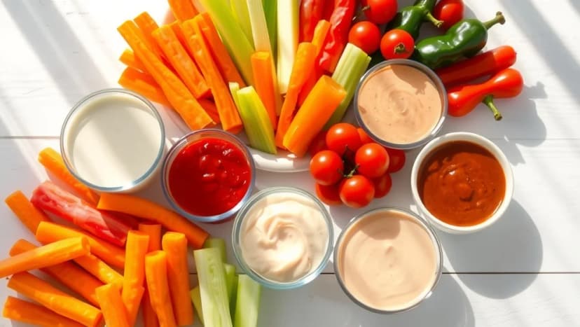 Nyttig dipp till grönsaker som smakar gott