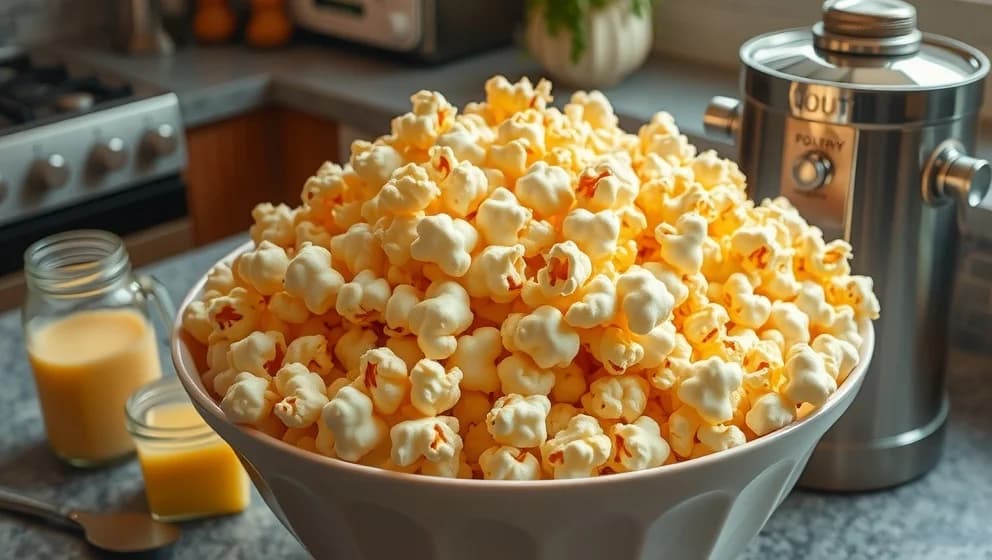 Perfekt popcorn i smör hemma