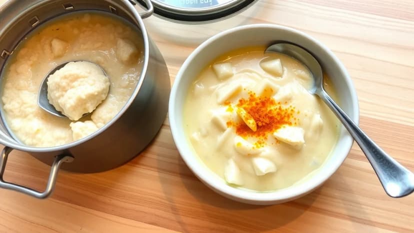 Risgrynspudding på färdig gröt själv hemma