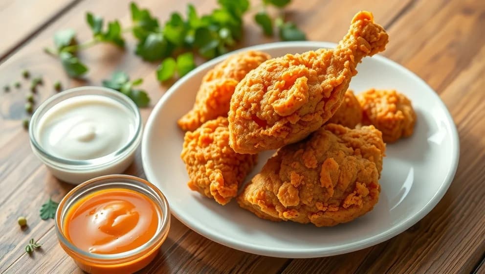 Bästa sås till friterad kyckling hemma