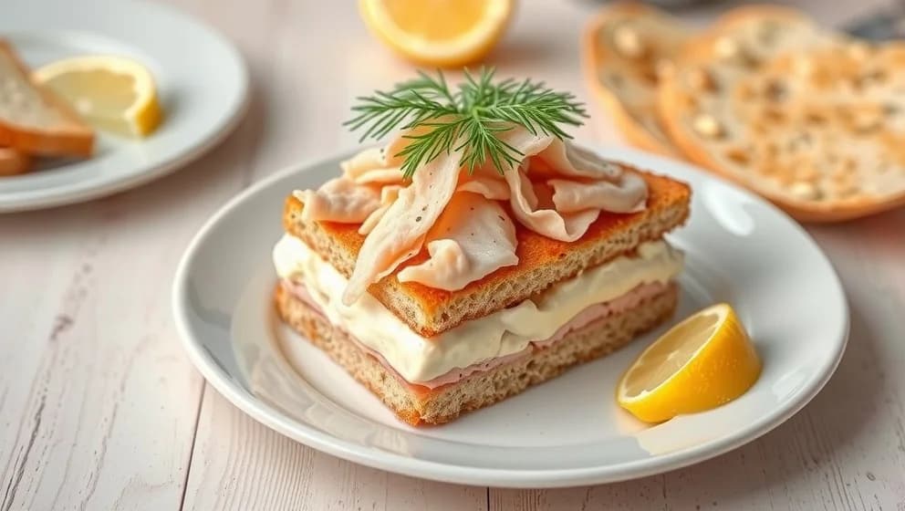 Jennys smörgåstårta med tonfisk