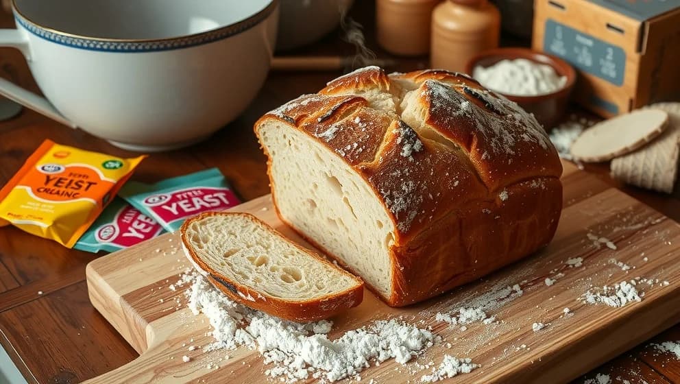 Snabbt bröd med torrjäst på bara en timme