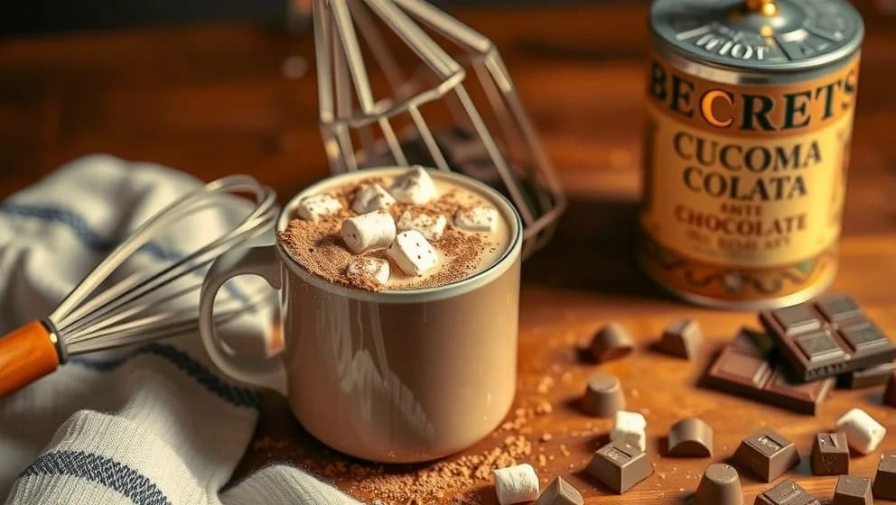 Varm choklad med kakao som smakar himmelsk